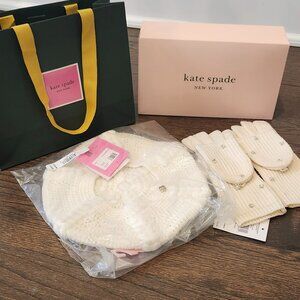 New Kate Spade gloves and hat/beret